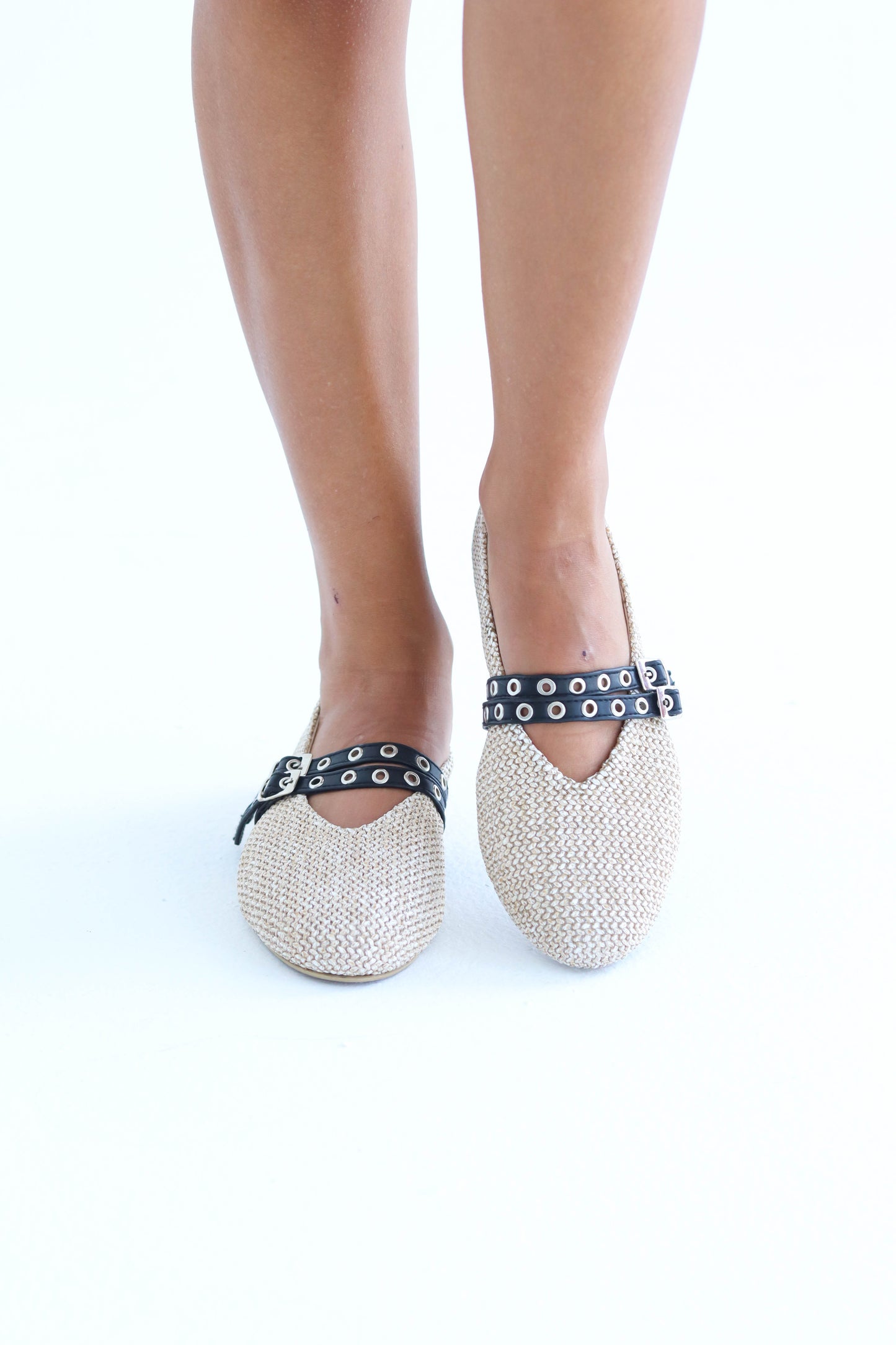 Raffia Ballerina Shoe