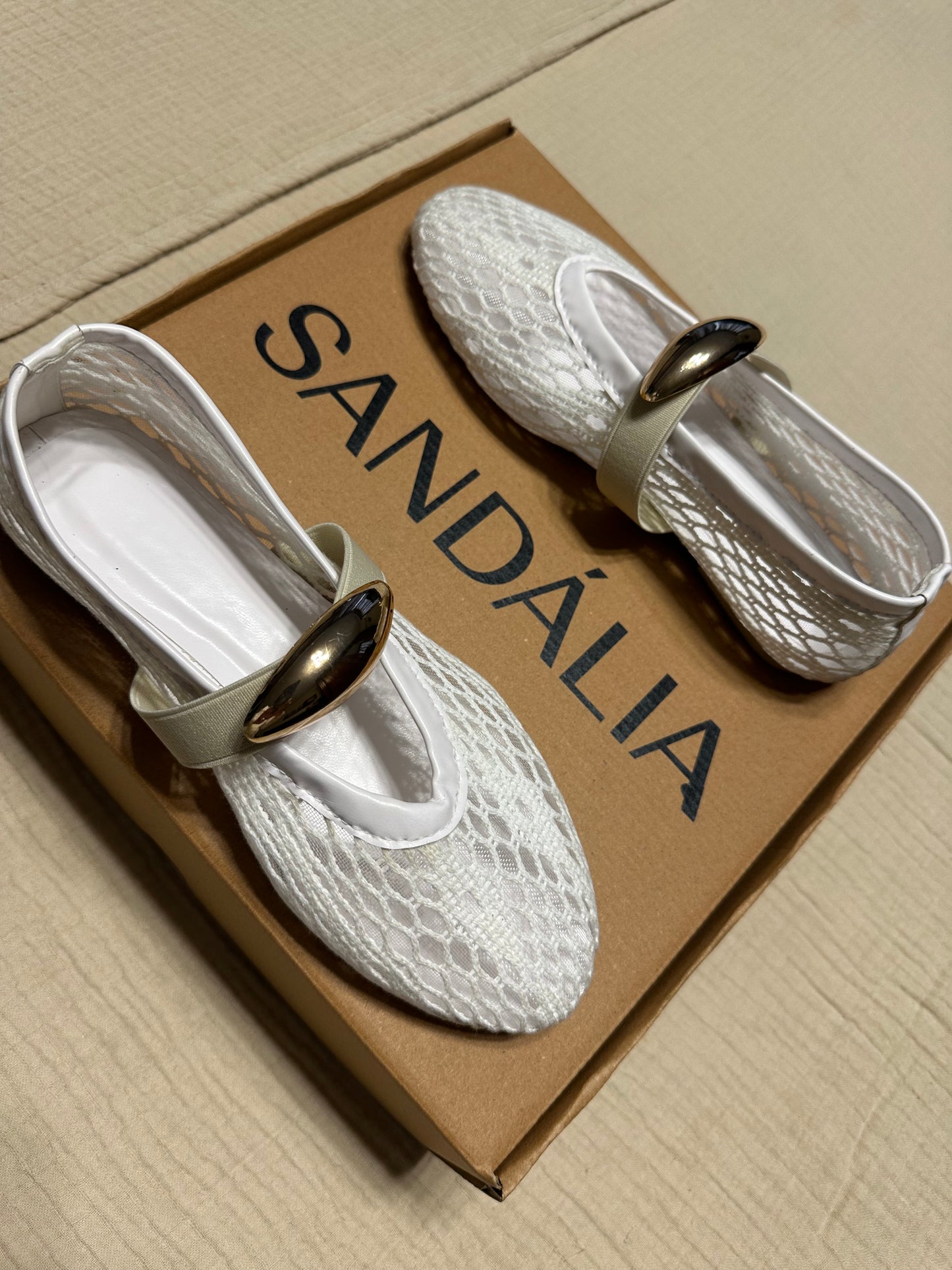 Netted Ballerina Shoe