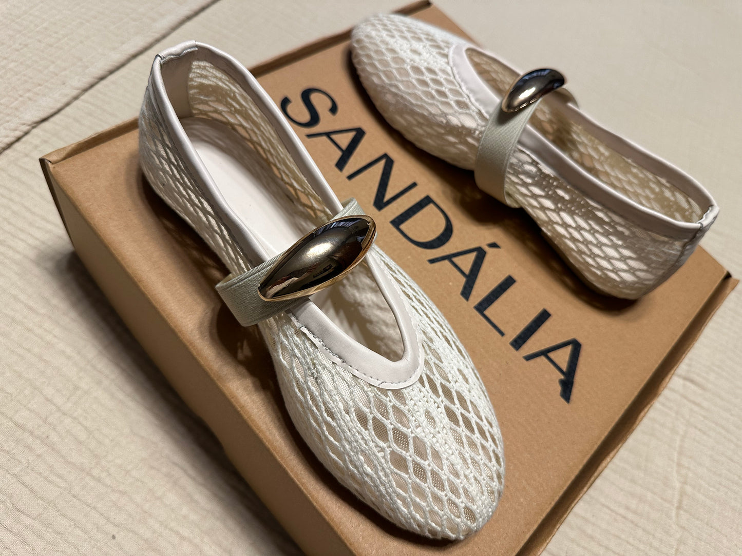 Netted Ballerina Shoe