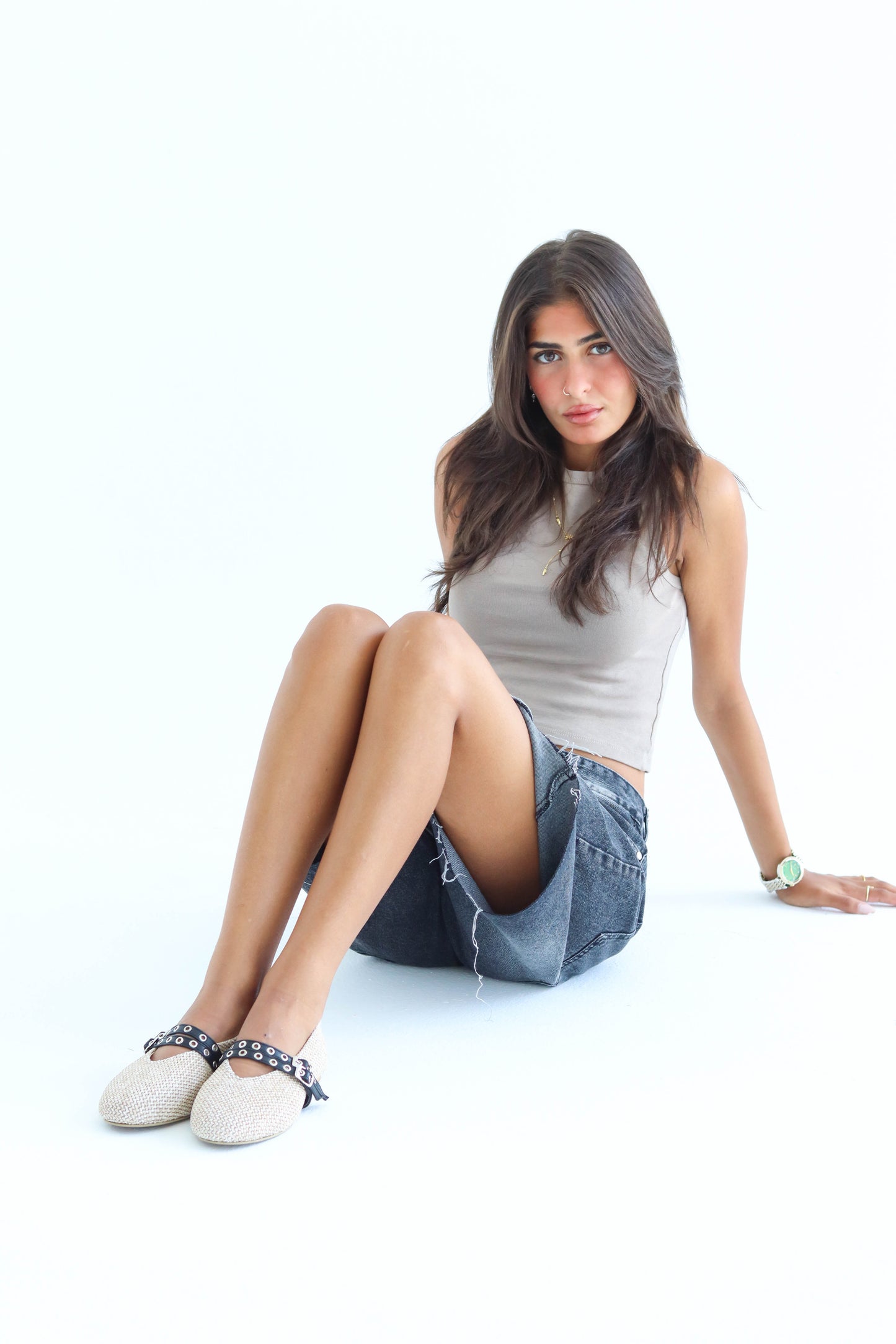Raffia Ballerina Shoe