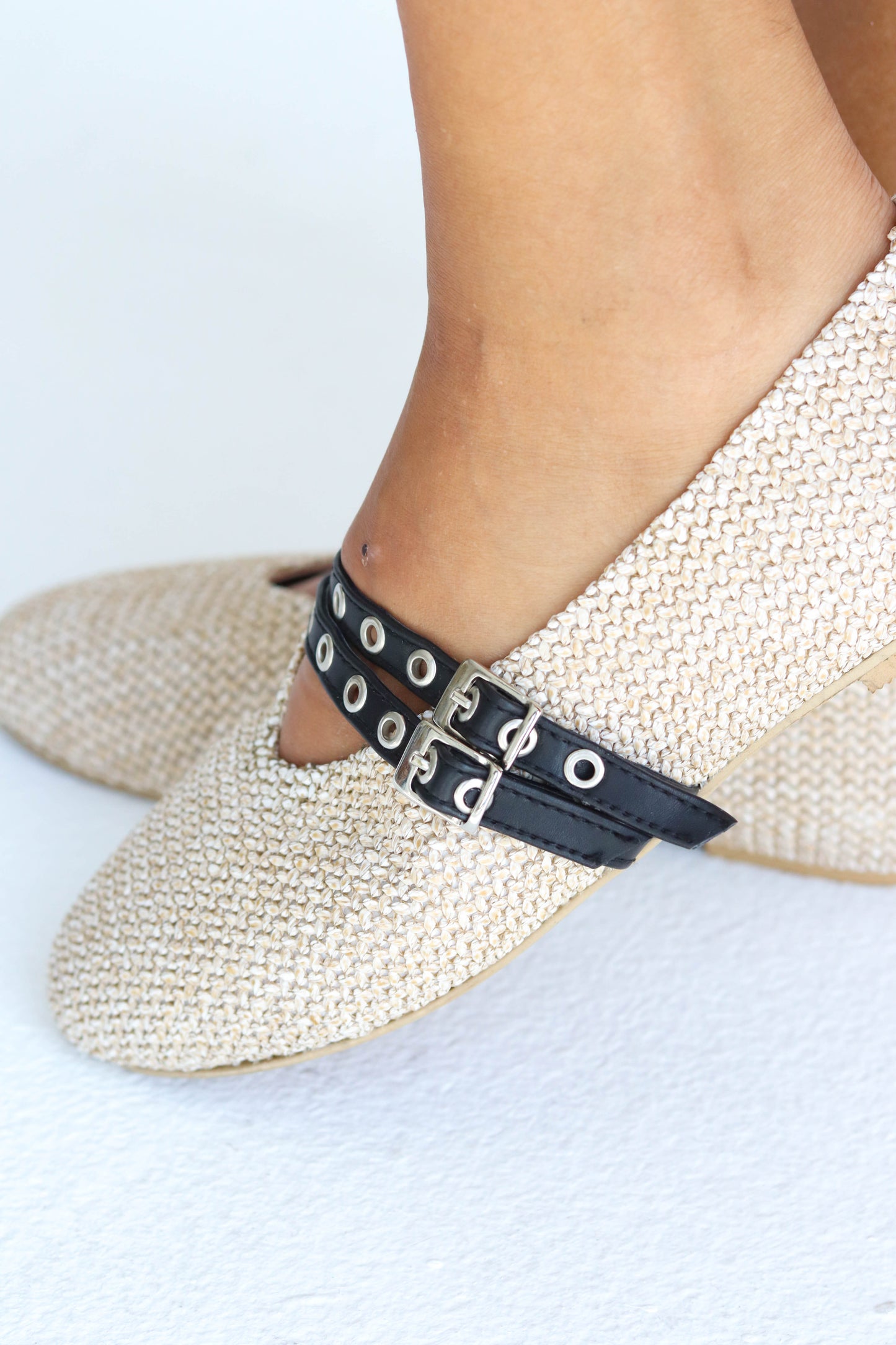 Raffia Ballerina Shoe