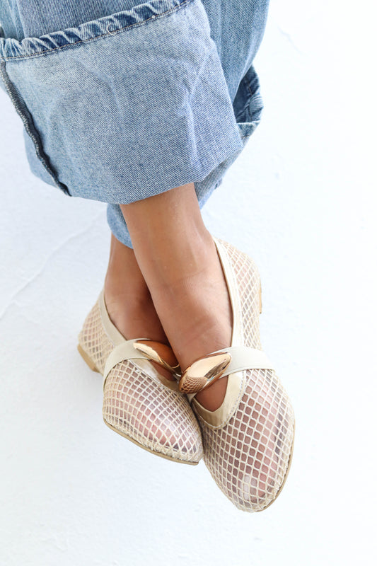 Netted Ballerina Shoe