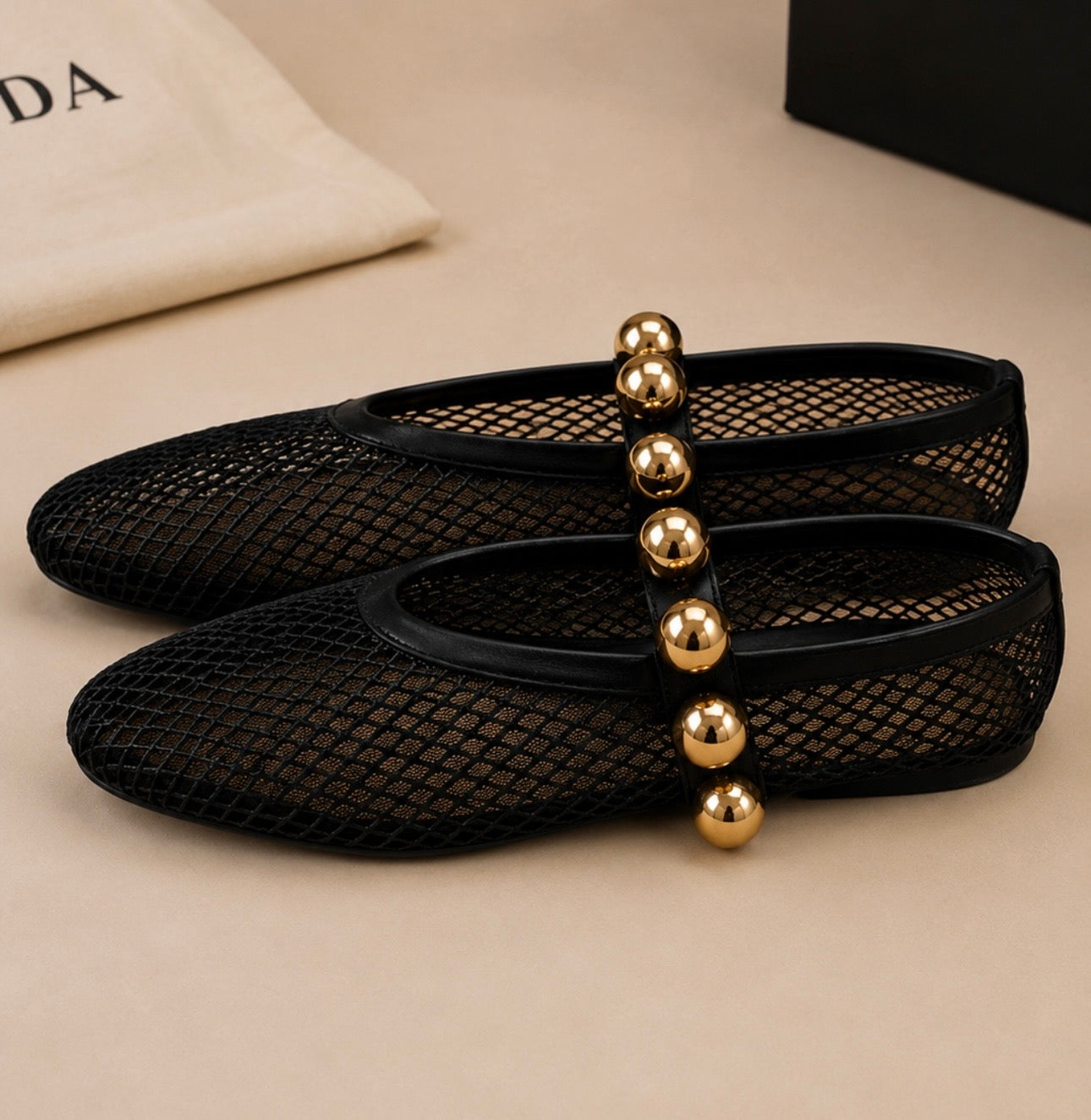 Netted Ballerina Shoe