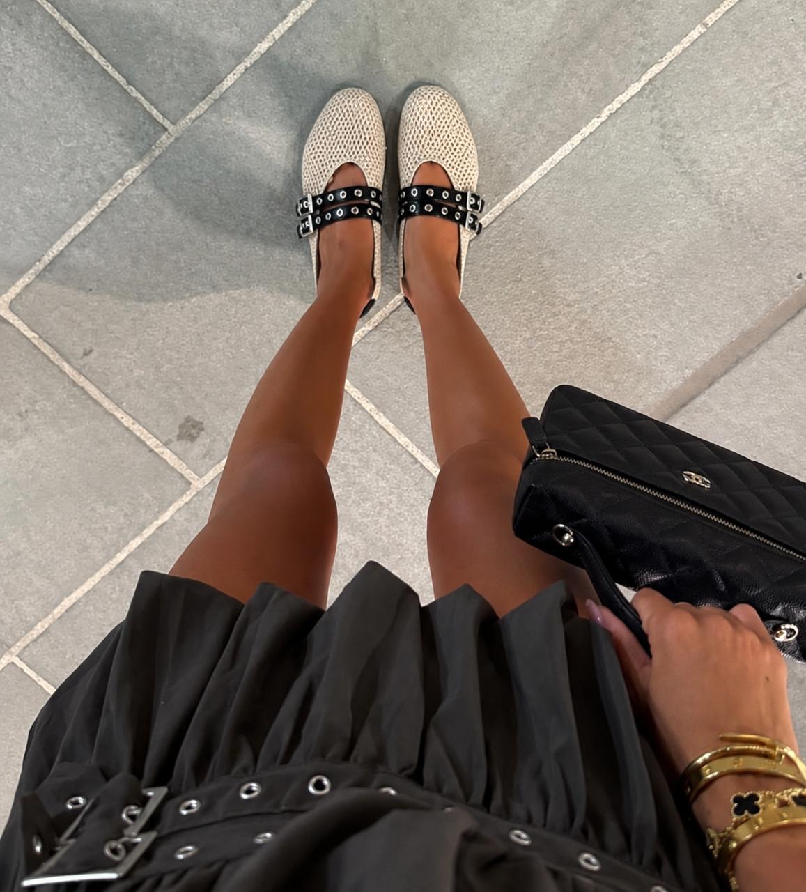 Raffia Ballerina Shoe