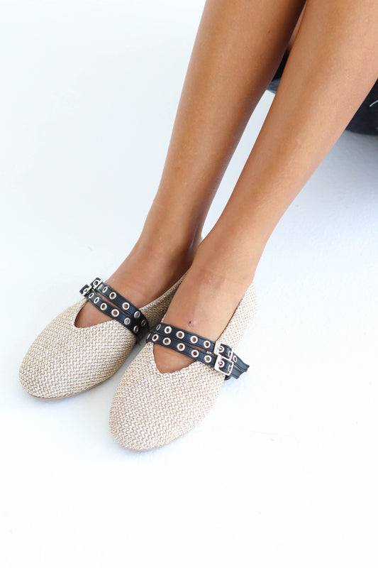 Raffia Ballerina Shoe