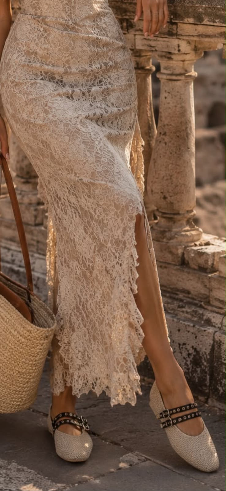 Raffia Ballerina Shoe