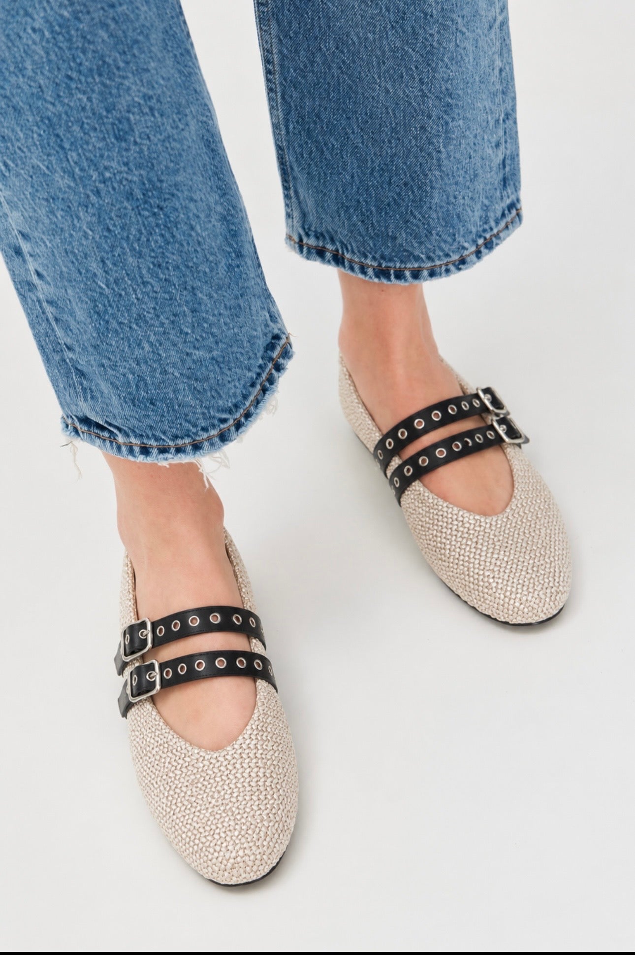 Raffia Ballerina Shoe