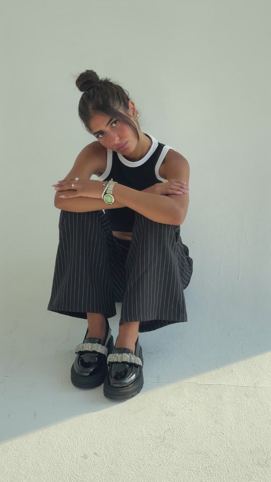 Detachable Black Loafer